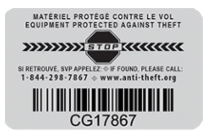 Marquage antivol